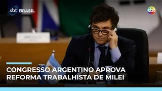 Argentina aprova reforma trabalhista após 13 horas de debate; retornam voos para o Brasil|