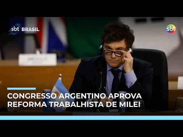 Argentina aprova reforma trabalhista após 13 horas de debate; retornam voos para o Brasil|