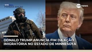 EUA encerram operação do ICE em Minnesota após mortes e protestos | #NewsPrimeiraEdição