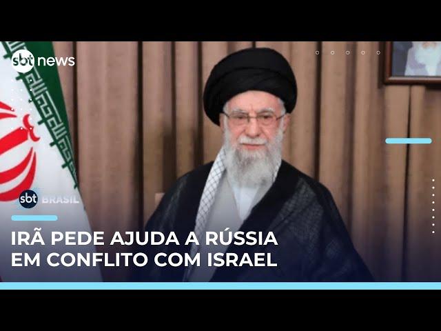 Líder Supremo do Irã pede que Rússia ajude país com mais intensidade | #SBTBrasil 
