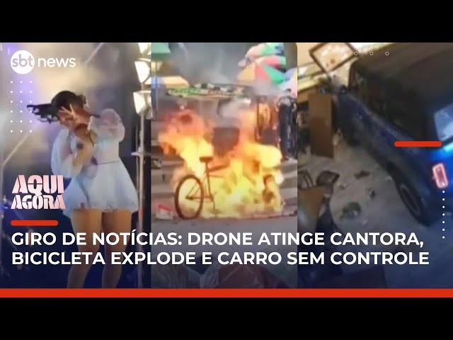 Bicicleta explode no meio da rua e deixa feridos em Guatemala; veja mais notícias | #AquiAgora