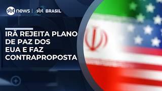 Irã rejeita plano de paz dos EUA e diz que fim da guerra não será ditado por Trump