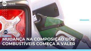 Aumento de etanol e biodiesel em combustíveis começa a valer nesta sexta-feira (1º) | #SBTBrasil