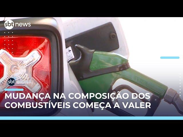 Aumento de etanol e biodiesel em combustíveis começa a valer nesta sexta-feira (1º) | #SBTBrasil
