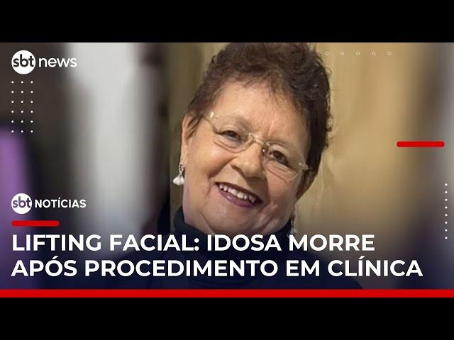 Idosa morre após fazer procedimento estético em clínica no interior de SP | #SBTNoticias
