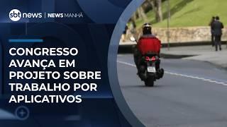 Congresso avança em projeto sobre trabalho por aplicativos | #NewsManhã