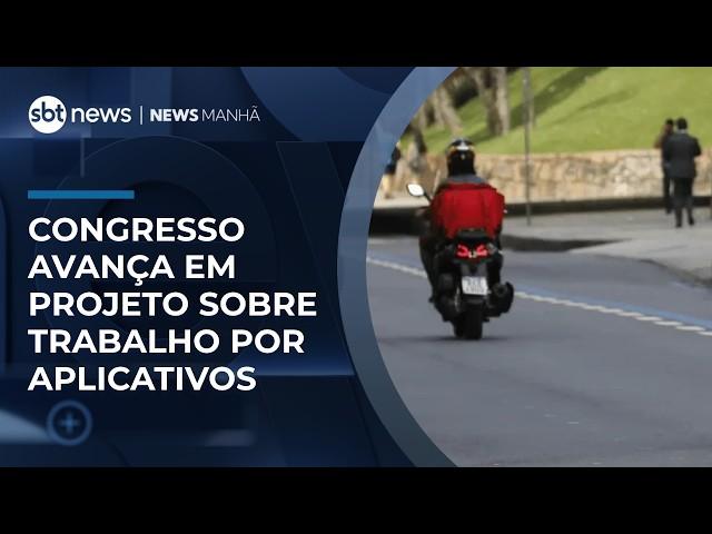 Congresso avança em projeto sobre trabalho por aplicativos | #NewsManhã Congresso avança em projeto sobre trabalho por aplicativos | #NewsManhã