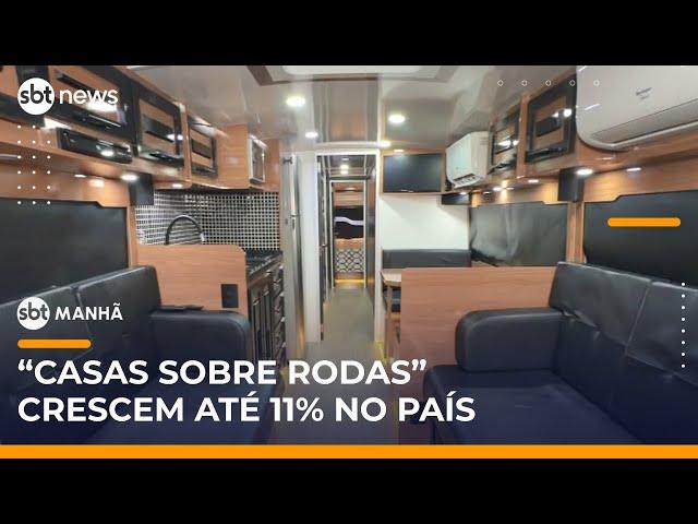 Motorhomes crescem até 11% ao ano no Brasil e viram estilo de vida | #SBTManhã
