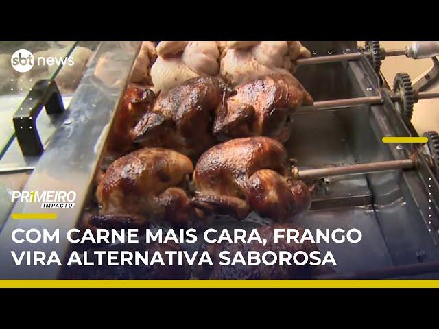 Frango assado vira alternativa ao churrasco com carne mais cara | Primeiro Impacto (05/05/25)