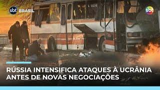 Rússia intensifica ataques à Ucrânia antes de novas negociações por acordo de paz