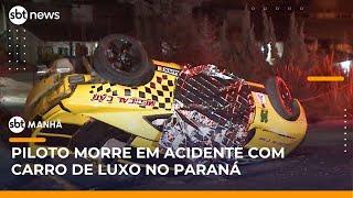 Piloto de formula Truck morre em acidente com carro de luxo | #SBTManhã