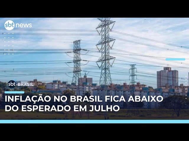Inflação desacelera em julho e fica abaixo do esperado, aponta IBGE | #SBTBrasil