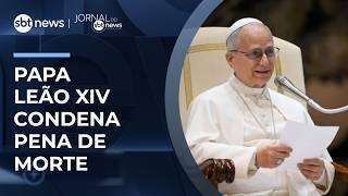 Papa Leão XIV condena pena de morte após decisão dos EUA | #JornaldoSBTNews