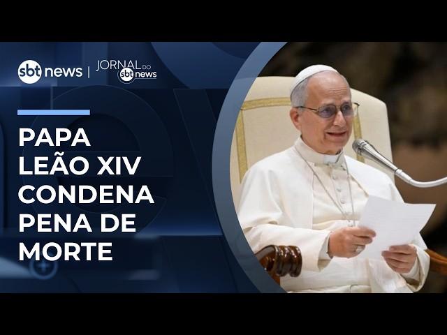 Papa Leão XIV condena pena de morte após decisão dos EUA | #JornaldoSBTNews