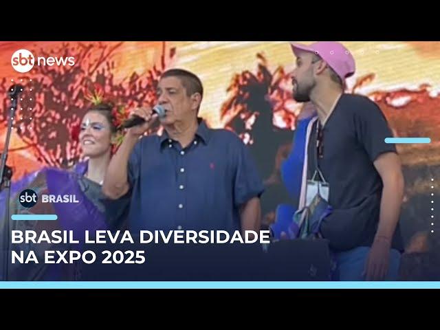 Zeca Pagodinho se apresenta em feira internacional em Osaka | #SBTBrasil 