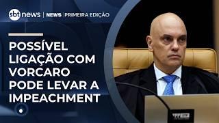 Pedido de impeachment de Moraes e pressão sobre Alcolumbre agitam Congresso | #NewsPrimeiraEdição