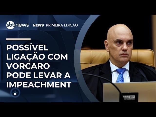 Pedido de impeachment de Moraes e pressão sobre Alcolumbre agitam Congresso | #NewsPrimeiraEdição