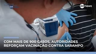 Surto histórico de sarampo nos EUA leva clínicas a atender pacientes em carros | #JornaldoSBTNews