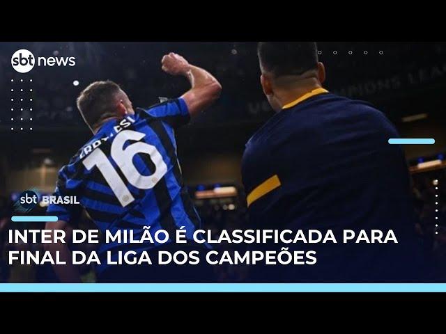 Inter de Milão vence o Barcelona em jogo épico e vai à final da Champions | SBT Brasil (06/05/25)