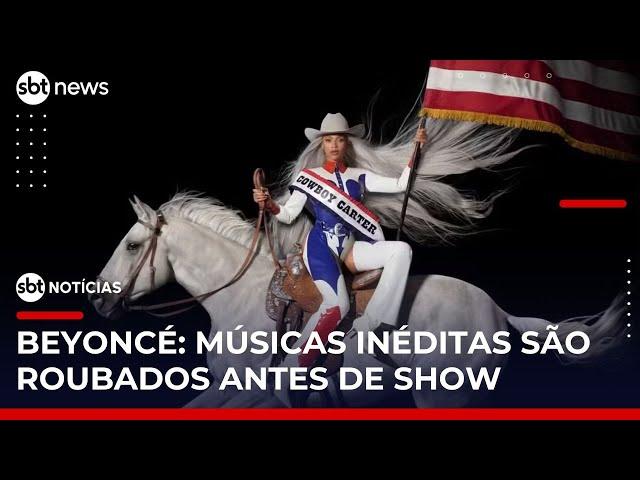Músicas inéditas de Beyoncé são roubadas de carro durante turnê nos EUA | #SBTNotícias