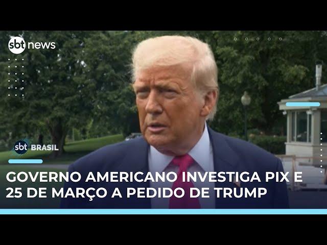 EUA iniciam investigação sobre práticas comerciais "injustas" do Brasil | #SBTBrasil 