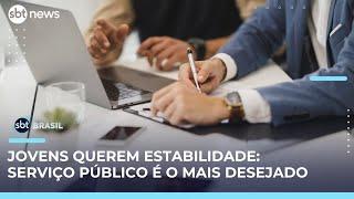 Jovens brasileiros priorizam estabilidade e escolhem o serviço público | #SBTBrasil 