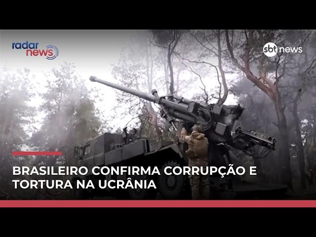 Exclusivo: Brasileiro confirma corrupção e tortura de comandante da Ucrânia | #RadarNews