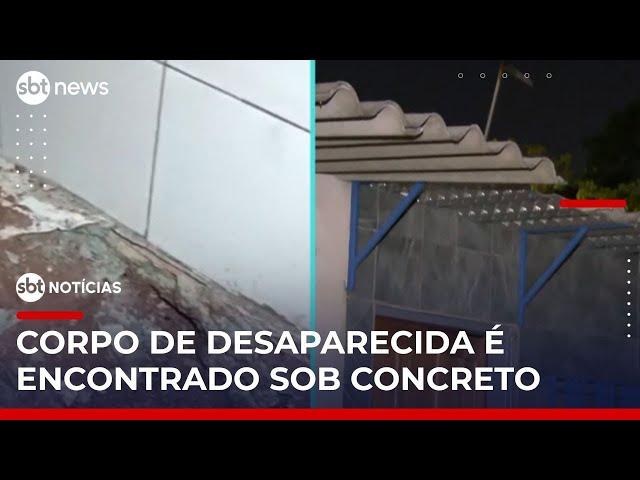 Corpo de mulher é encontrado concretado no ABC Paulista | #SBTNotícias