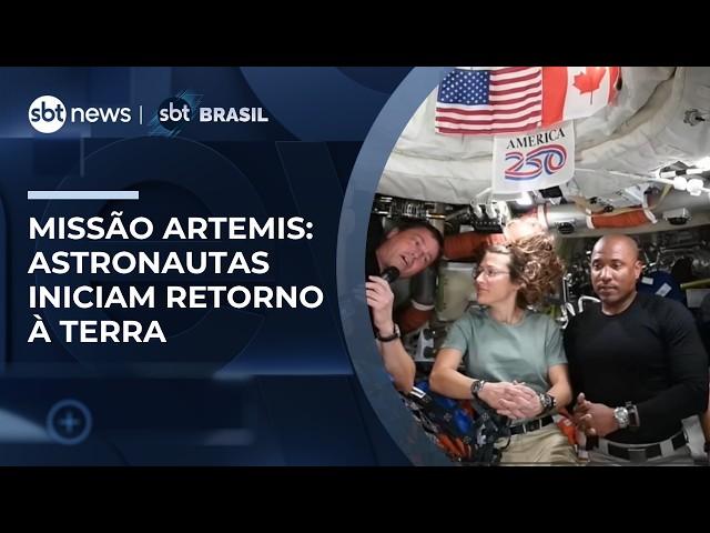 Missão Artemis II iniciam retorno à Terra após viagem histórica à Lua