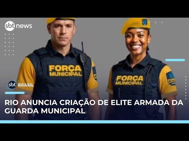 Prefeitura do Rio de Janeiro lança elite armada da Guarda Municipal | SBT Brasil (06/06/25)