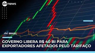 Governo detalha linhas de crédito emergencial para exportadores afetados pelo tarifaço | #SBTBrasil 