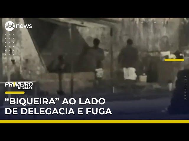 Flagra: Traficantes vendem drogas ao lado de delegacia e fogem após operação | #PrimeiroImpacto