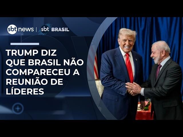 Trump diz que Brasil foi convidado a encontro de líderes latinos, mas não compareceu