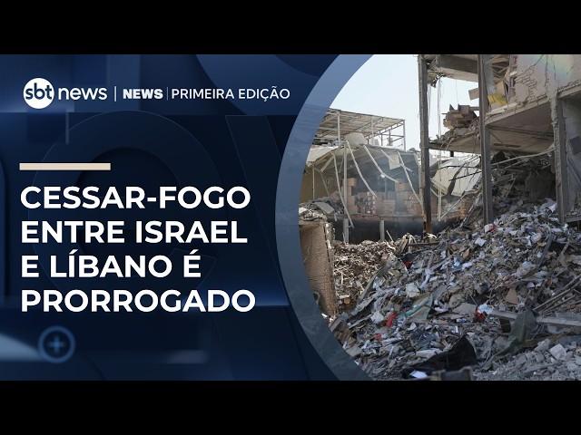 Trump anuncia prorrogação de cessar-fogo entre Israel e Líbano | #NewsPrimeiraEdição