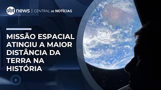 Artemis II: missão espacial atingiu a maior distância da Terra na história | #CentraldeNotícias