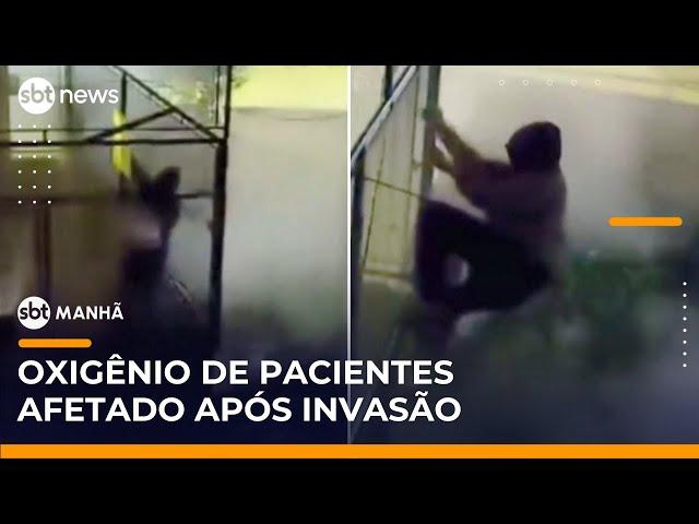 Ladrões invadem unidade de saúde para furtar fios e crime afeta oxigênio de pacientes | #SBTManhã