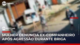 Jovem é esfaqueada por ex-companheiro após briga por pensão | #SBTNotícias