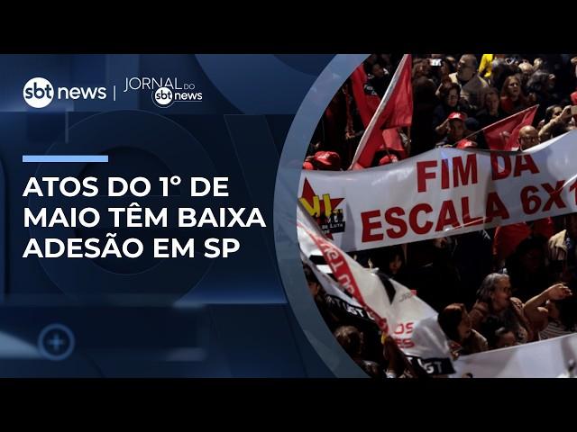 Sem Lula, eventos sindicais ficam esvaziados | #JornaldoSBTNews