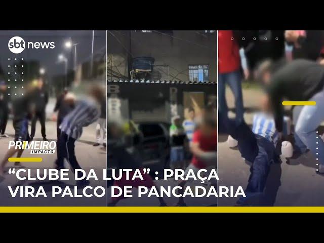“Clube da luta” clandestino atrai jovens para pancadaria em praça de Osasco (SP) | #PrimeiroImpacto