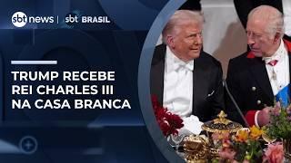 Trump recebe Rei Charles III na Casa Branca em meio crise entre EUA e Reino Unido