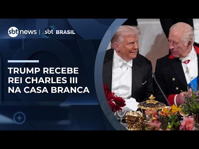 Trump recebe Rei Charles III na Casa Branca em meio crise entre EUA e Reino Unido