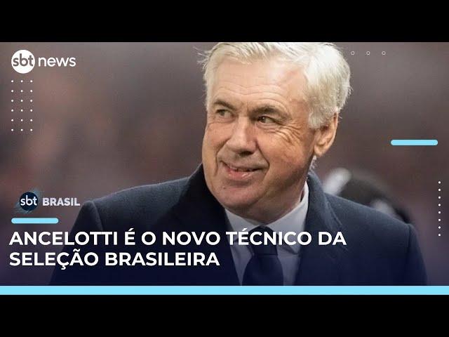 CBF confirma Carlo Ancelotti como treinador da seleção brasileira | SBT Brasil (11/05/25)