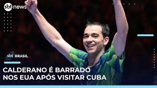Hugo Calderano é impedido de entrar nos EUA e fica fora de competição | #SBTBrasil 