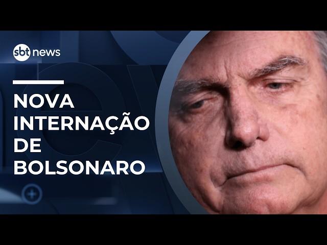 Análise: nova internação de Bolsonaro pode pesar contra ou a favor de prisão domiciliar |#NewsSábado