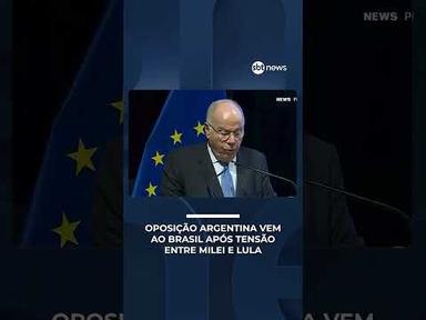 Oposição a Milei vem ao Brasil e pede reunião no Itamaraty | #NewsPrimeiraEdição