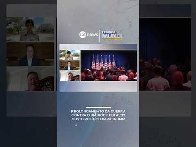 Prolongamento da guerra contra o Irã pode ter alto custo político para Trump