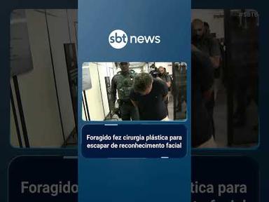 Homem foragido há 2 anos é preso em SP após cirurgia para burlar reconhecimento facial | #SBTBrasil