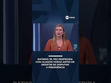 Ratinho Jr. fez despedida com aliados horas antes de desistir de disputar a presidência | #NewsNoite