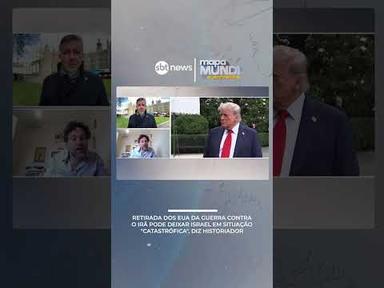 Saída dos EUA da guerra contra o Irã pode isolar Israel e agravar crise, diz historiador