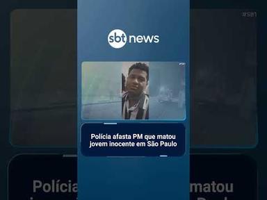 PM confunde assaltante e mata jovem que saía do trabalho na zona sul de SP | #SBTBrasil